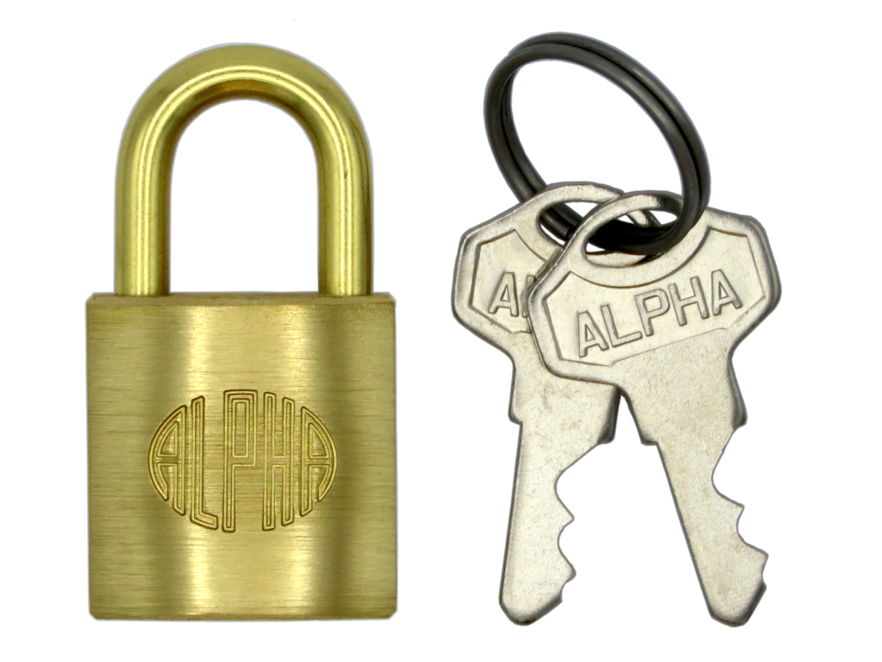 ALPHA ＃１０００シリンダー南京錠 ２０㎜