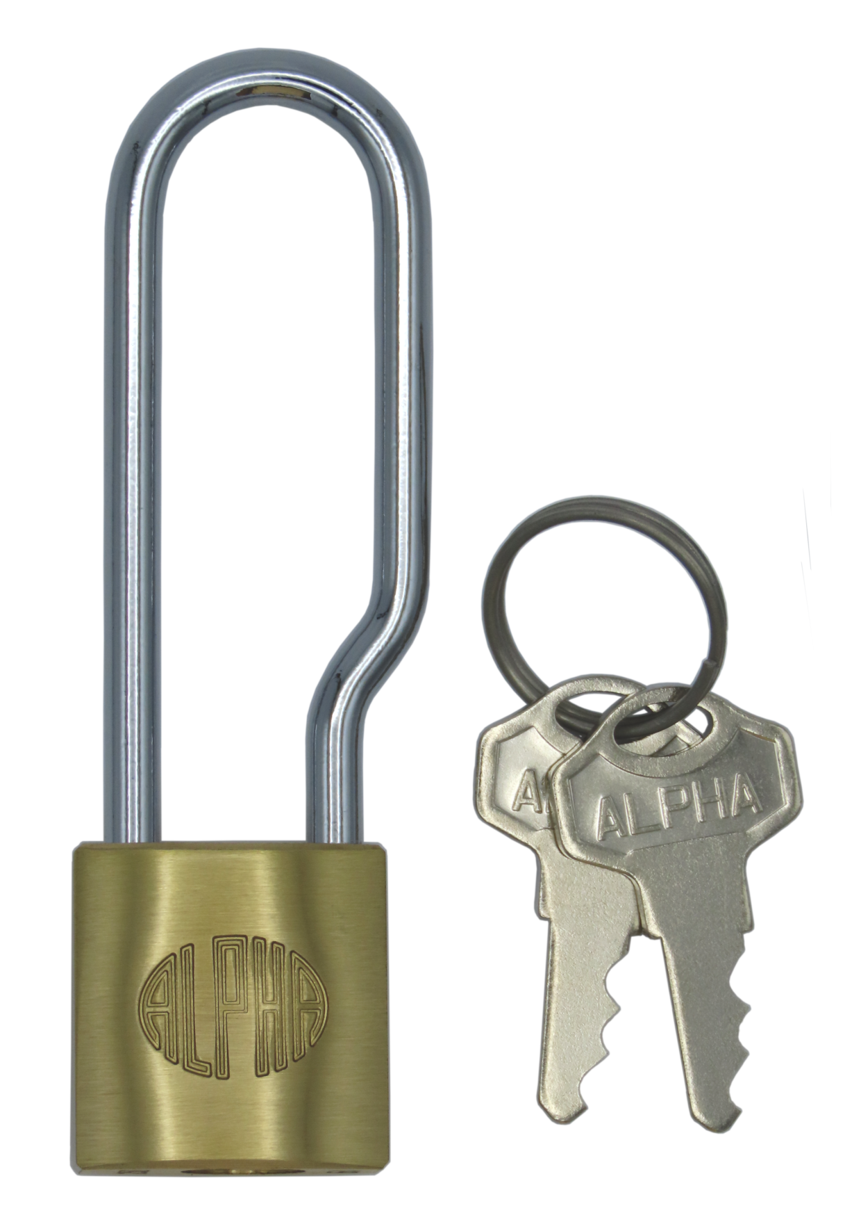 ALPHA１０００吊長シリンダー南京錠 ２０㎜