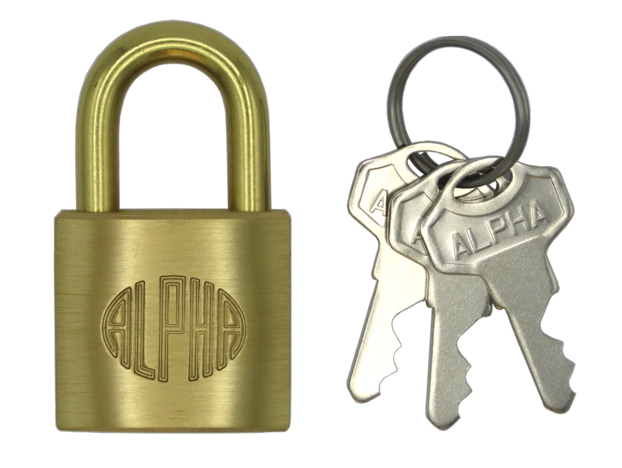 ALPHA ＃１０００シリンダー南京錠 ２５㎜