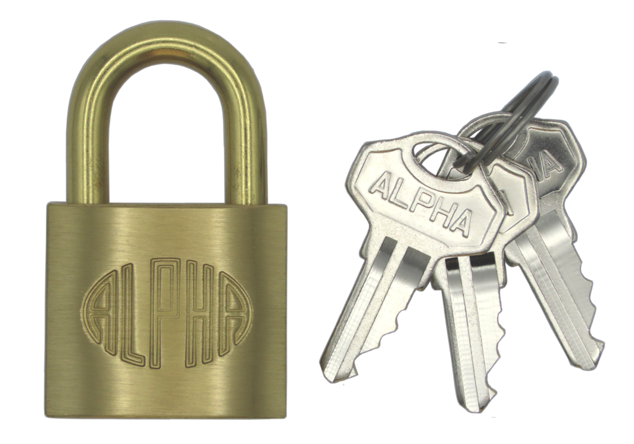 ALPHA ＃１０００シリンダー南京錠 ３０㎜