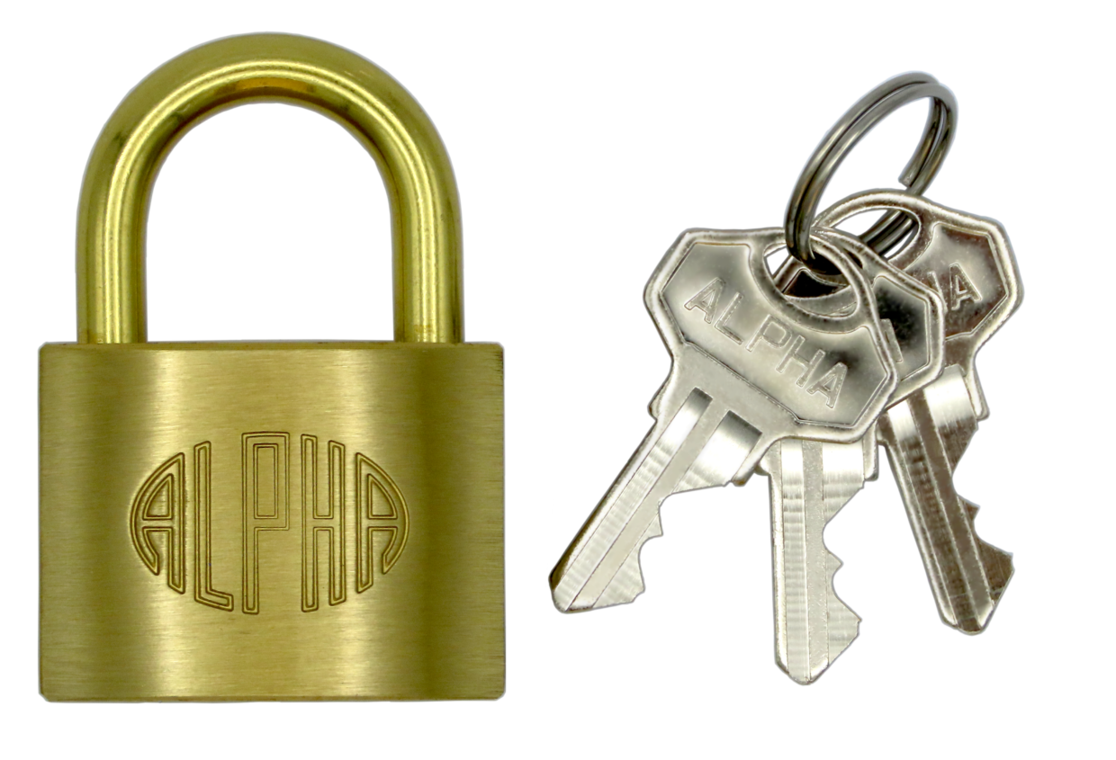 ALPHA ＃１０００シリンダー南京錠 ３５㎜
