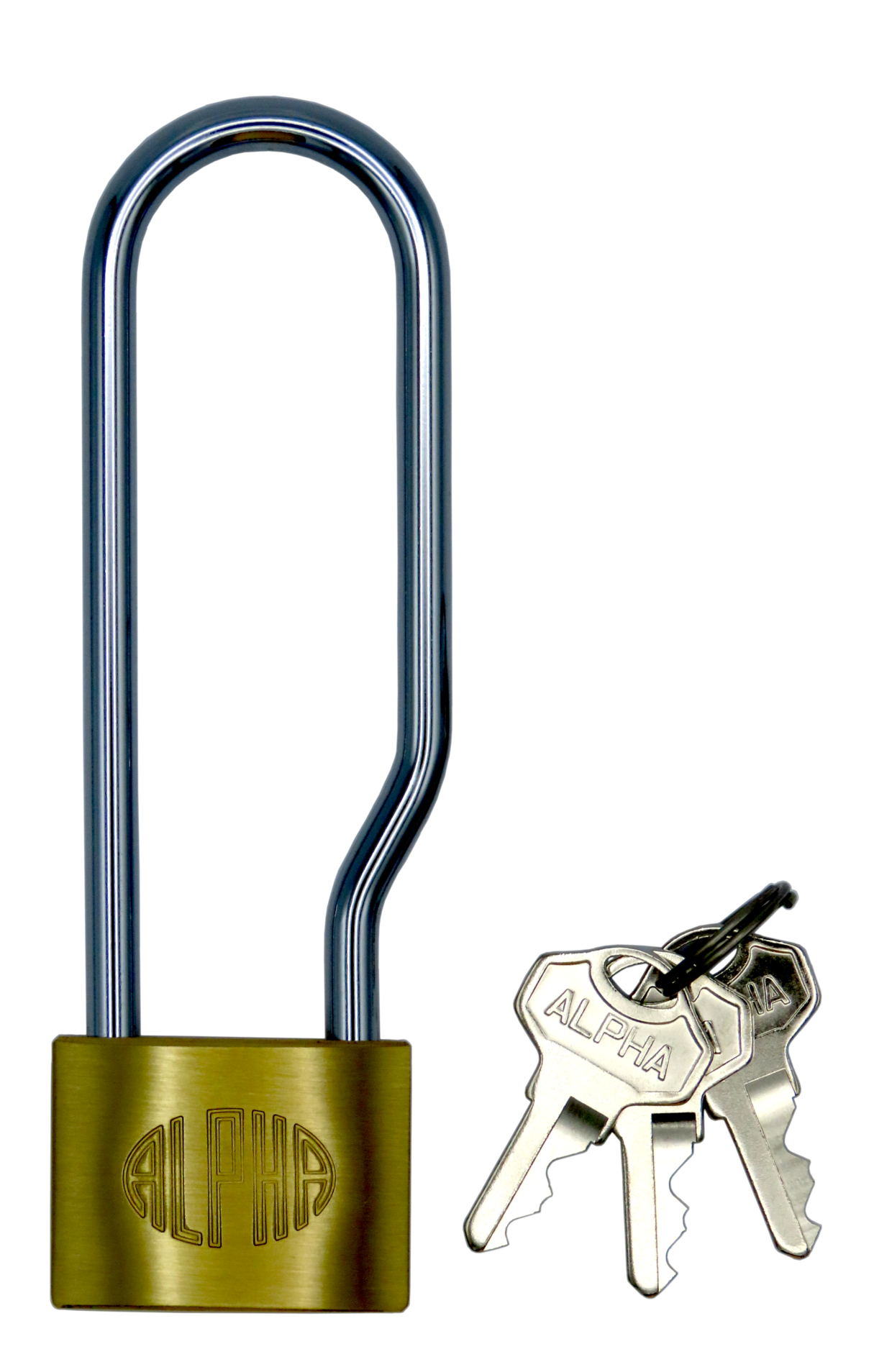ALPHA１０００吊長シリンダー南京錠 ３５㎜