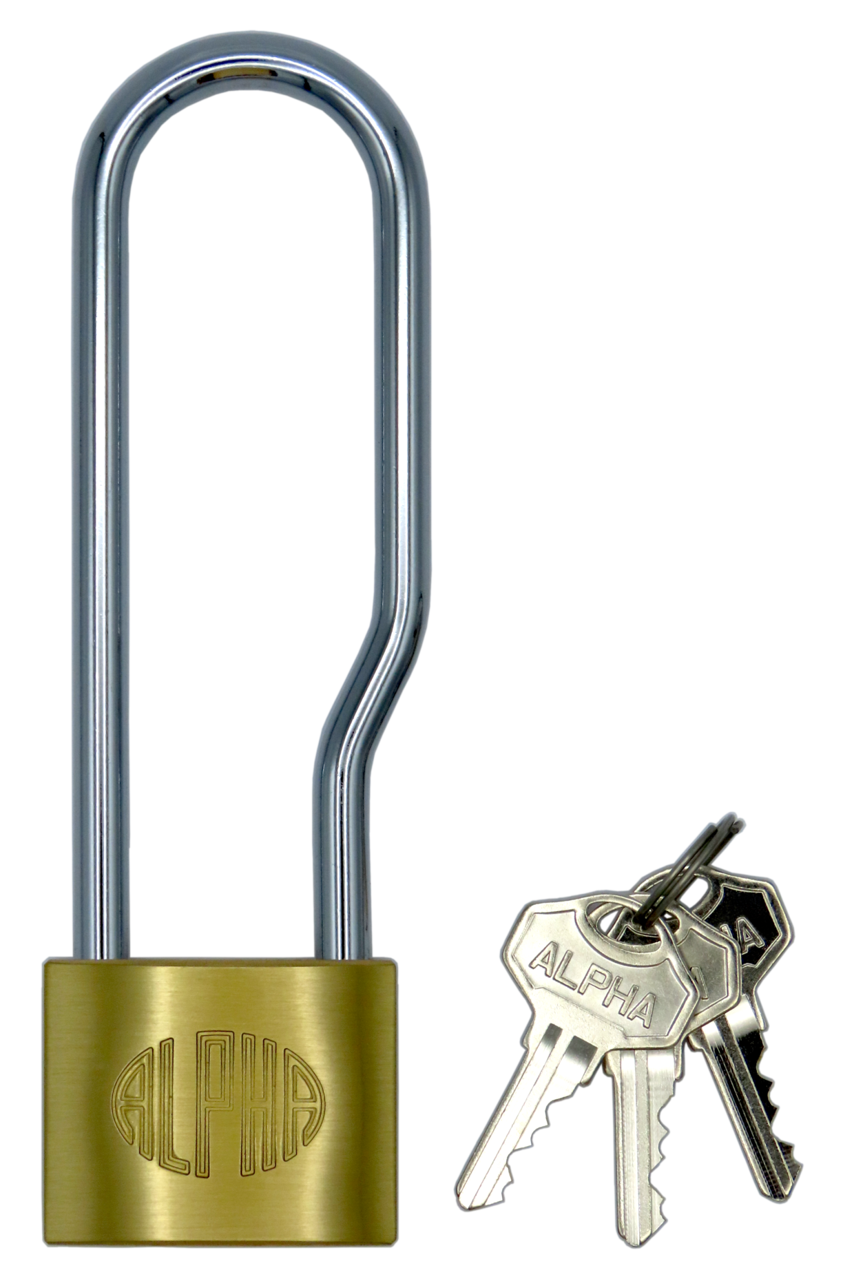 ALPHA１０００吊長シリンダー南京錠 ４０㎜ Ｌ