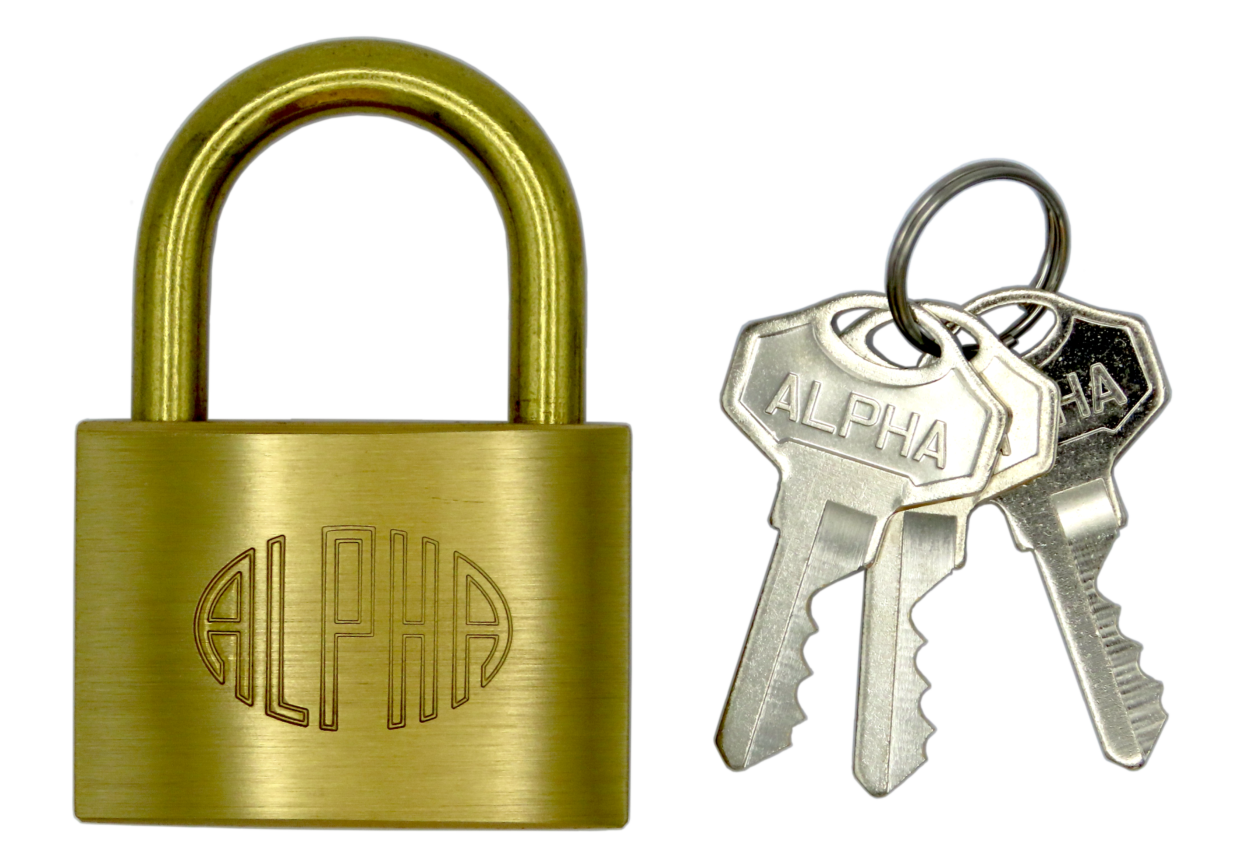 ALPHA ＃１０００シリンダー南京錠 ４５㎜
