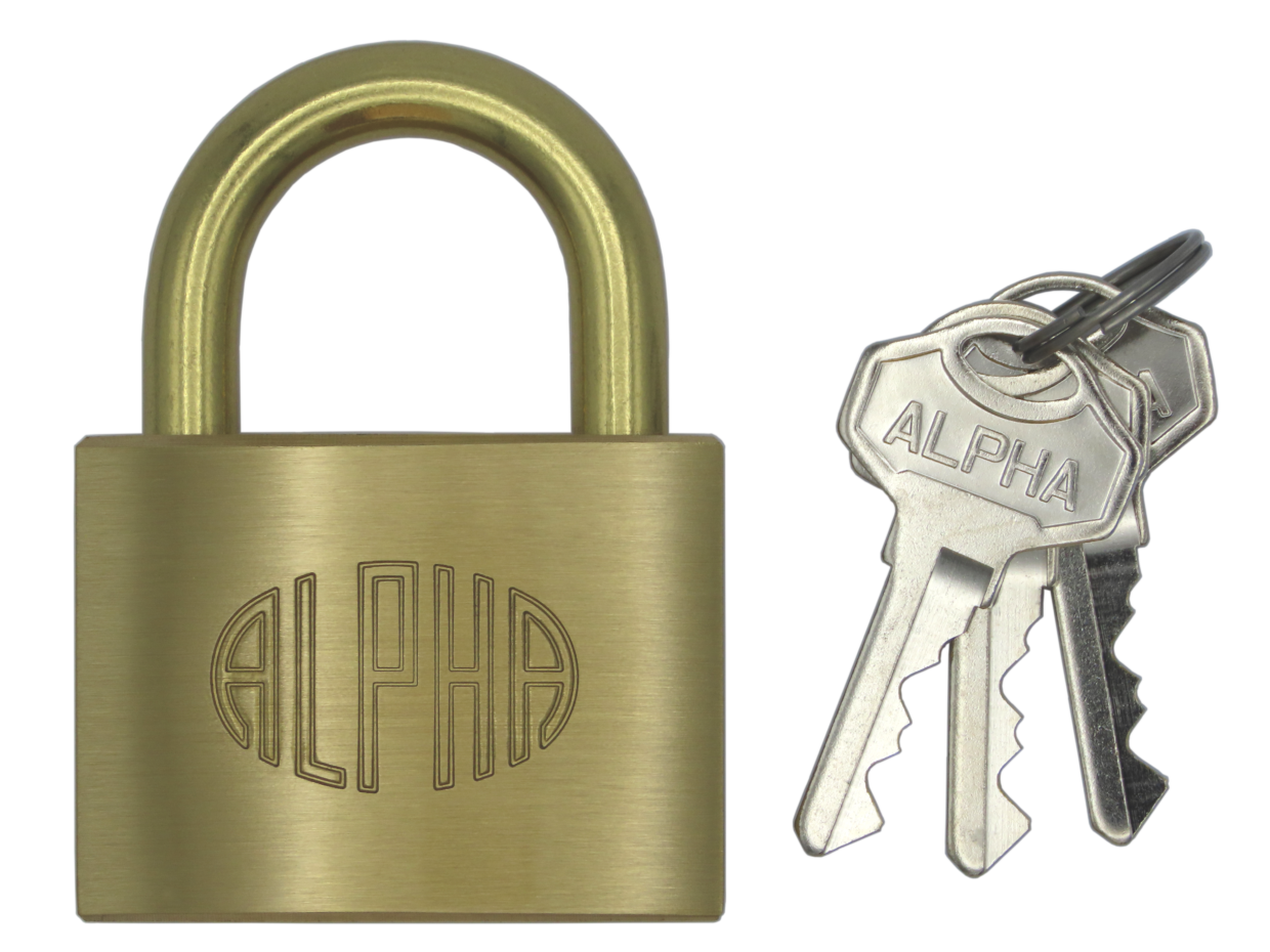 ALPHA ＃１０００シリンダー南京錠 ５０㎜