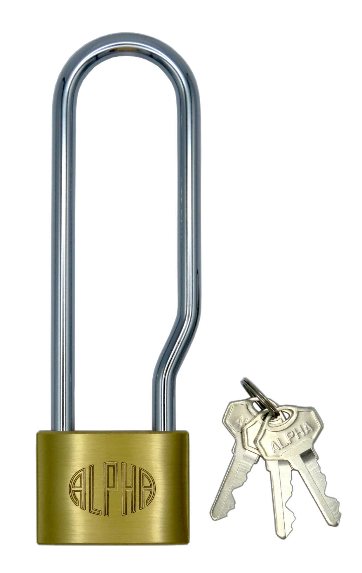 ALPHA１０００吊長シリンダー南京錠 ５０㎜