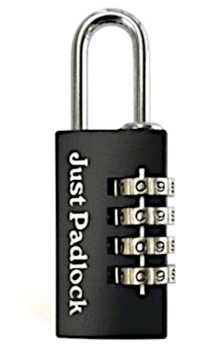 ４段可変式番号錠  JPー３４１（ブラック）