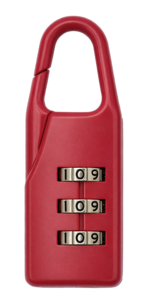 3段可変式番号錠 JP-102（レッド））